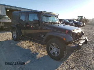 2018 Jeep Wrangler JK Unlimited Sport S with VIN 1C4BJWDG2JL874348, listed as a Copart auction lot 77430104 with 115,813 mi miles and Salvage Title. Bid and sale history available at carsss.com. Image 4.