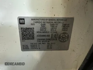 2021 GMC Acadia SLE with VIN 1GKKNRLSXMZ210235, listed as a Copart auction lot 55411155 with 133,713 mi miles and Salvage Title. Bid and sale history available at carsss.com. Image 9.