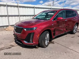 2024 Cadillac XT6 AWD Premium Luxury с VIN 1GYKPDRSXRZ711949, выставлен на аукционе Copart как лот 53997145 с пробегом 8 529 миль миль и Списание • Salvage title. История ставок и продаж доступна на DreamBid. Изображение 14.