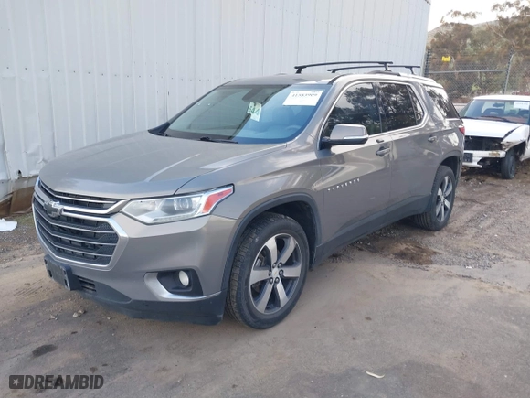 2018 Chevrolet Traverse LT Leather with VIN 1GNERHKW7JJ109487, listed as a IAAI auction lot 41583909 with 138,836 mi miles. Bid and sale history available at carsss.com. Image 2.