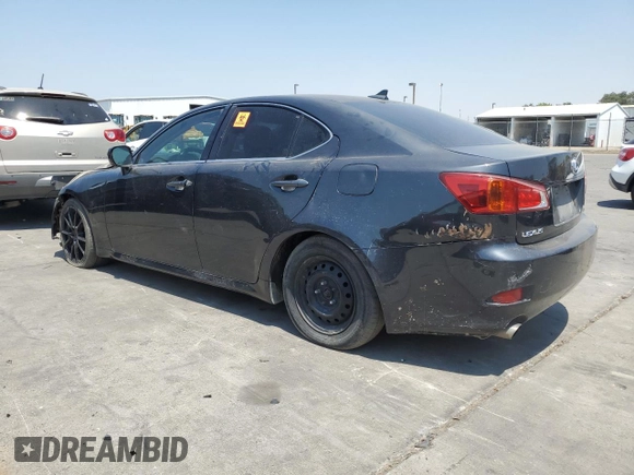 2007 Lexus IS 250 с VIN JTHBK262872051251, выставлен на аукционе Copart как лот 64327355 с пробегом Не указан миль и Чистый • Clean title. История ставок и продаж доступна на DreamBid. Изображение 2.