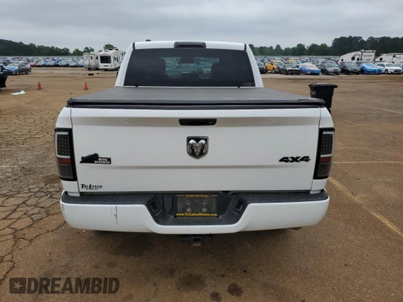 2018 Ram 1500 Express with VIN 1C6RR7KT1JS296009, listed as a Copart auction lot 54512045 with 154,621 mi miles and Salvage title. Bid and sale history available at DreamBid. Image 6.