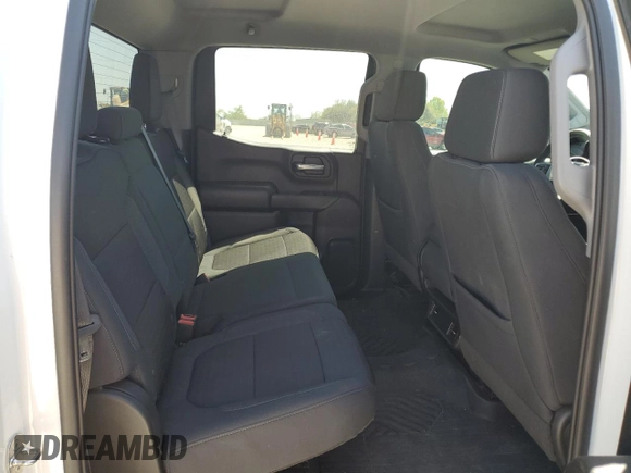 2022 Chevrolet Silverado 1500 Custom Trail Boss with VIN 3GCPYCEL8NG123561, listed as a Copart auction lot 49740345 with 34,837 mi miles and Salvage Title. Bid and sale history available at DreamBid. Image 10.