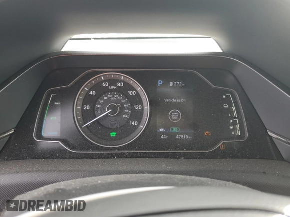 2020 Hyundai Ioniq Blue z VIN KMHC65LC0LU232587, wystawiony jako Copart lot #48185095 z przebiegiem 47 810 mil mil oraz Szkoda całkowita • Salvage title. Historia ofert i sprzedaży dostępna na DreamBid. Obrazek 9.