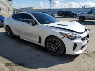 2022 Kia Stinger GT1 with VIN KNAE45LC0N6107838, listed as a Copart auction lot 49623675 with 42,338 mi miles and Salvage Title. Bid and sale history available at DreamBid. Image 4.