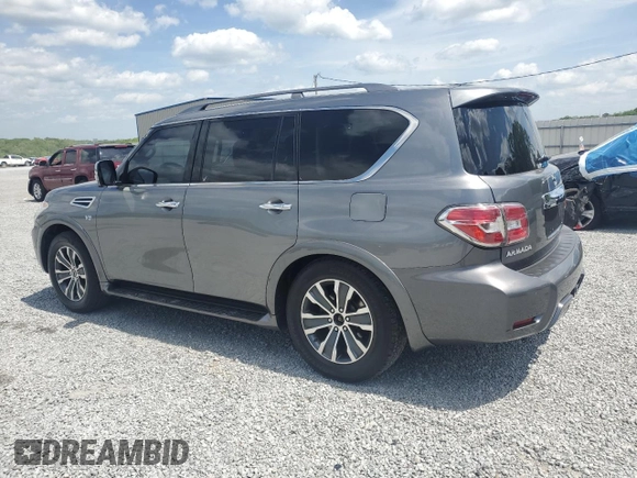 2019 Nissan Armada SL with VIN JN8AY2ND0K9092444, listed as a Copart auction lot 54119145 with 241,844 mi miles and Clean Title. Bid and sale history available at carsss.com. Image 2.