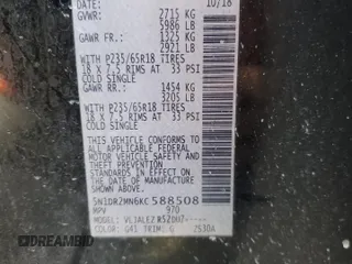 2019 Nissan Pathfinder SV z VIN 5N1DR2MN6KC588508, wystawiony jako Copart lot #53948375 z przebiegiem 148 239 mil mil oraz Szkoda całkowita • Salvage title. Historia ofert i sprzedaży dostępna na DreamBid. Obrazek 14.