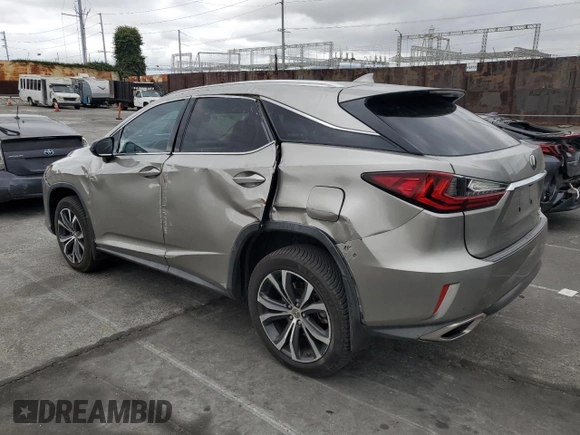 2017 Lexus RX 350 with VIN 2T2ZZMCA8HC066740, listed as a Copart auction lot 59396615 with 54,768 mi miles and Salvage title. Bid and sale history available at DreamBid. Image 2.