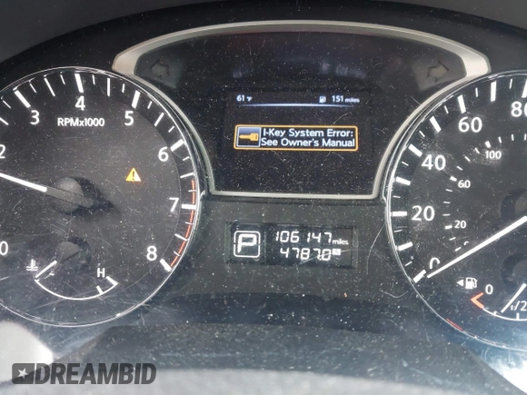 2015 Nissan Altima 2.5 S with VIN 1N4AL3AP1FC427662, listed as a IAAI auction lot 42183863 with 106,147 mi miles. Bid and sale history available at carsss.com. Image 7.