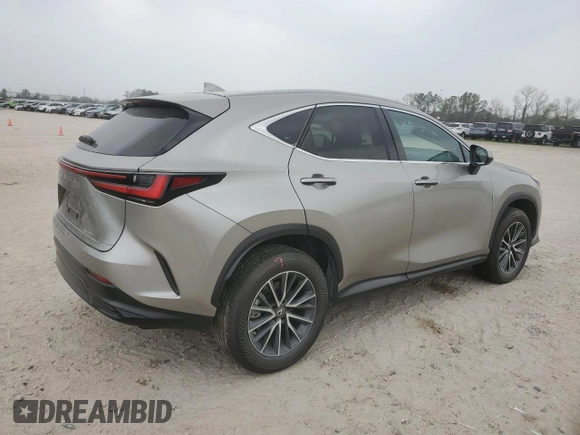 2022 Lexus NX with VIN 2T2ADCAZXNC001110, listed as a Copart auction lot 49154505 with 2,623 mi miles and Salvage Title. Bid and sale history available at carsss.com. Image 3.
