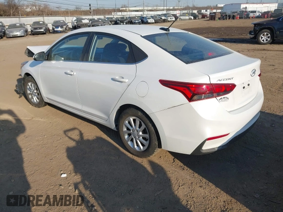 2019 Hyundai Accent SE with VIN 3KPC24A39KE070324, listed as a IAAI auction lot 41768121 with 62,500 mi miles. Bid and sale history available at carsss.com. Image 3.