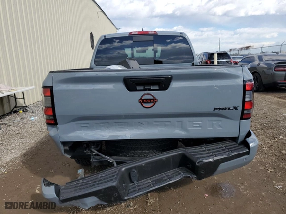 2024 Nissan Frontier SV with VIN 1N6ED1EJ7RN641631, listed as a Copart auction lot 88875185 with 6,602 mi miles and Salvage Title. Bid and sale history available at carsss.com. Image 6.