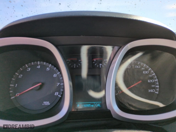 2012 Chevrolet Equinox LT w/1LT with VIN 2GNFLEE57C6173598, listed as a Copart auction lot 46308195 with 116,995 mi miles and Salvage Title. Bid and sale history available at carsss.com. Image 9.
