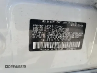 2015 Subaru WRX STI z VIN JF1VA2L64F9801006, wystawiony jako Copart lot #76352084 z przebiegiem 83 496 mil mil oraz Szkoda całkowita • Salvage title. Historia ofert i sprzedaży dostępna na DreamBid. Obrazek 14.
