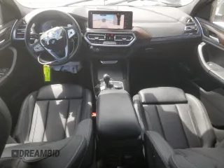 2024 BMW X4 xDrive30i with VIN 5UX33DT03R9U08801, listed as a Copart auction lot 52982635 with 25,238 mi miles and Salvage Title. Bid and sale history available at carsss.com. Image 8.