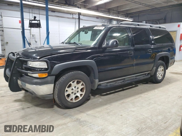 2005 Chevrolet Suburban Z71 with VIN 3GNFK16Z85G199745, listed as a Copart auction lot 53640475 with 290,849 mi miles and Clean Title. Bid and sale history available at carsss.com. Image 1.