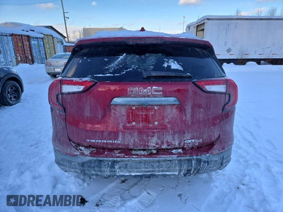 2024 GMC Terrain AT4 z VIN 3GKALYEGXRL189759, wystawiony jako Copart lot #43773235 z przebiegiem Nie podano mil oraz Szkoda całkowita • Salvage title. Historia ofert i sprzedaży dostępna na DreamBid. Obrazek 6.