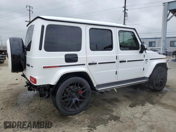 2020 Mercedes-Benz G 63 AMG with VIN W1NYC7HJ9LX352580, listed as a Copart auction lot 55380114 with 22,739 mi miles and Salvage Title. Bid and sale history available at DreamBid. Image 3.