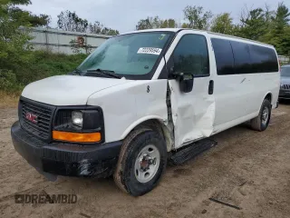 2014 GMC Savana z VIN 1GJZ7ZFG0E1197144, wystawiony jako Copart lot #72229594 z przebiegiem 53 783 mil mil oraz Szkoda całkowita • Salvage title. Historia ofert i sprzedaży dostępna na DreamBid. Obrazek 1.