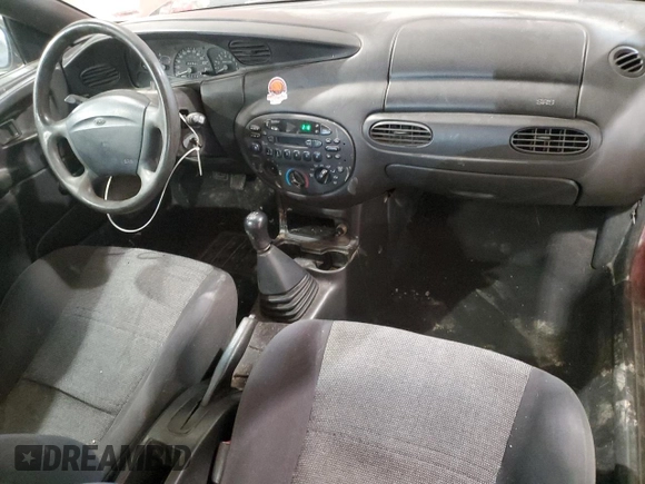 2001 Ford Escort ZX2 with VIN 3FAFP11361R242299, listed as a Copart auction lot 42094545 with 211,940 mi miles and Salvage Title. Bid and sale history available at carsss.com. Image 8.