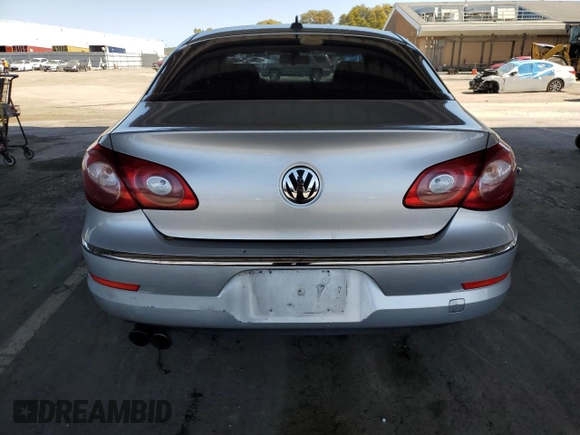 2010 Volkswagen CC Sport with VIN WVWML9AN0AE506066, listed as a Copart auction lot 52041625 with 154,453 mi miles and Salvage Title. Bid and sale history available at carsss.com. Image 6.