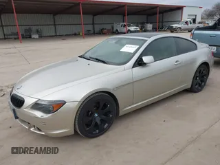 2007 BMW 6 Series 650i with VIN WBAEH135X7CR52022, listed as a IAAI auction lot 41343197 with 87,607 mi miles. Bid and sale history available at carsss.com. Image 2.