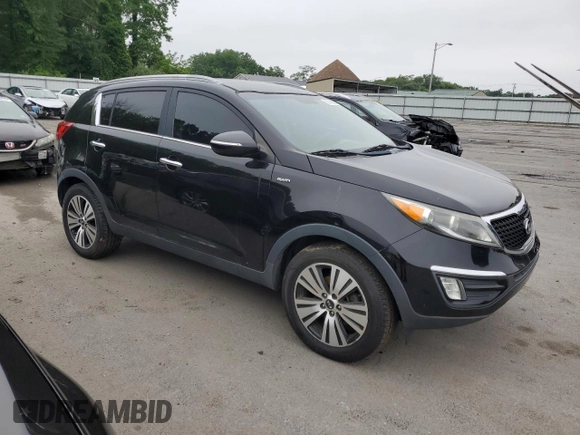 2014 Kia Sportage EX with VIN KNDPCCAC7E7643539, listed as a Copart auction lot 60168505 with 105,043 mi miles and Clean title. Bid and sale history available at DreamBid. Image 4.