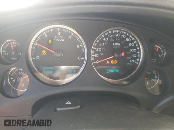2013 Chevrolet Tahoe LTZ with VIN 1GNSCCE03DR374265, listed as a Copart auction lot 49290765 with 206,584 mi miles and Salvage title. Bid and sale history available at DreamBid. Image 9.
