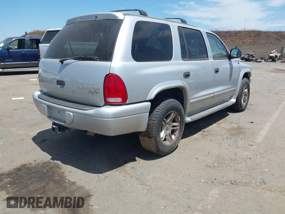 2003 Dodge Durango R/T with VIN 1D8HS78Z63F531134, listed as a IAAI auction lot 42826958 with 202,993 mi miles and . Bid and sale history available at DreamBid. Image 4.