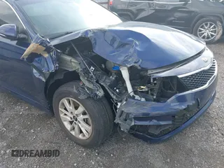 2018 Kia Optima LX with VIN 5XXGT4L37JG207956, listed as a IAAI auction lot 42121234 with 167,632 mi miles. Bid and sale history available at carsss.com. Image 6.