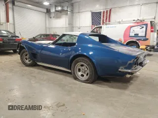 1972 Chevrolet Corvette with VIN 1Z37K2S507441, listed as a Copart auction lot 43219815 with 54,522 mi miles and Clean title. Bid and sale history available at DreamBid. Image 2.