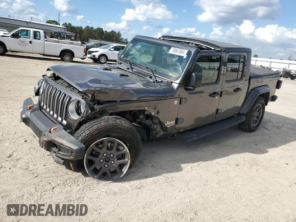 2021 Jeep Gladiator Overland с VIN 1C6HJTFG0ML574762, выставлен на аукционе Copart как лот 78867084 с пробегом 32 283 миль миль и Списание • Salvage title. История ставок и продаж доступна на DreamBid. Изображение 1.