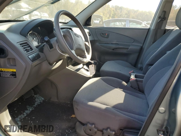 2007 Hyundai Tucson GLS with VIN KM8JM12B87U529322, listed as a Copart auction lot 76936004 with 173,251 mi miles and Salvage Title. Bid and sale history available at carsss.com. Image 7.
