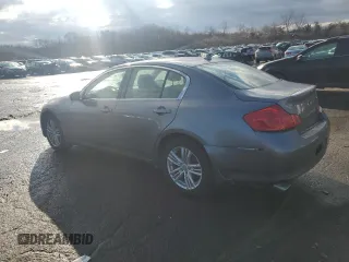 2012 Infiniti G25 x with VIN JN1DV6AR6CM861797, listed as a Copart auction lot 46932675 with 186,063 mi miles and Salvage Title. Bid and sale history available at DreamBid. Image 2.