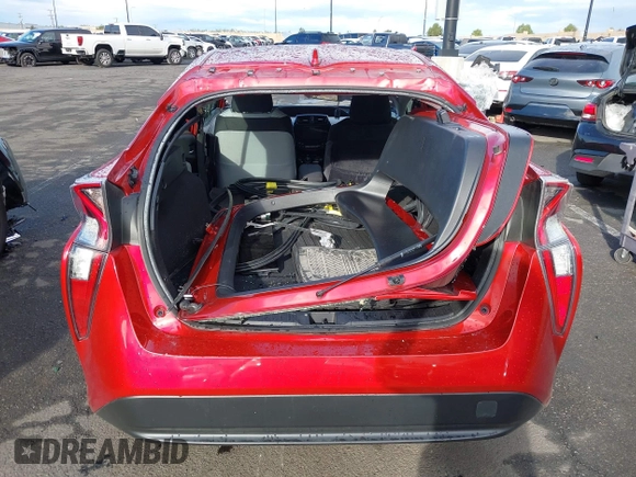 2016 Toyota Prius Four with VIN JTDKARFUXG3523023, listed as a IAAI auction lot 41754221 with 74,988 mi miles. Bid and sale history available at carsss.com. Image 6.