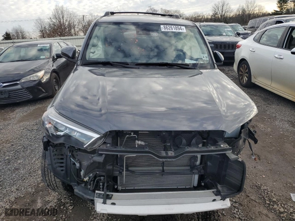 2021 Toyota 4Runner SR5 with VIN JTEEU5JR3M5246632, listed as a Copart auction lot 86261894 with 18,327 mi miles and Salvage Title. Bid and sale history available at carsss.com. Image 5.