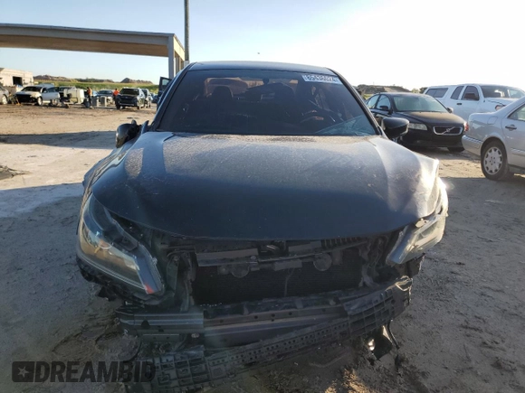 2017 Honda Accord Sedan Sport with VIN 1HGCR2F50HA164325, listed as a Copart auction lot 85436024 with 74,249 mi miles and Salvage Title. Bid and sale history available at carsss.com. Image 5.