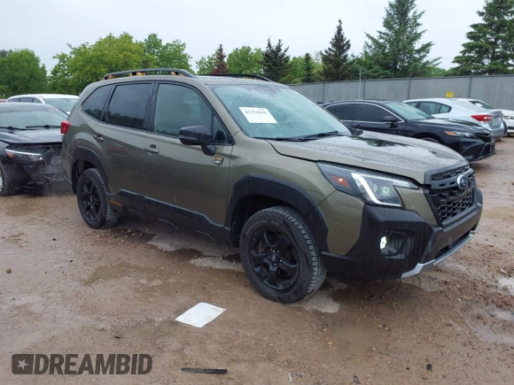 2022 Subaru Forester Wilderness with VIN JF2SKALC5NH416327, listed as a IAAI auction lot 42354984 with 45,875 mi miles and . Bid and sale history available at DreamBid. Image 1.