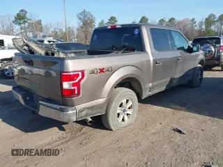 2018 Ford F-150 XL with VIN 1FTEW1E50JFC64090, listed as a IAAI auction lot 41738505 with 185,618 mi miles. Bid and sale history available at carsss.com. Image 4.