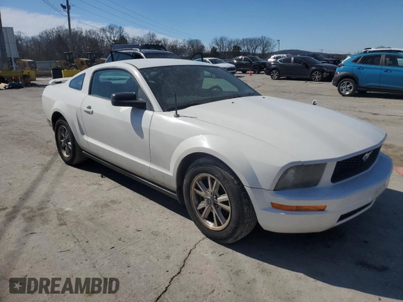 2006 Ford Mustang Standard with VIN 1ZVFT80NX65154347, listed as a Copart auction lot 47141295 with 150,074 mi miles and Clean Title. Bid and sale history available at carsss.com. Image 4.