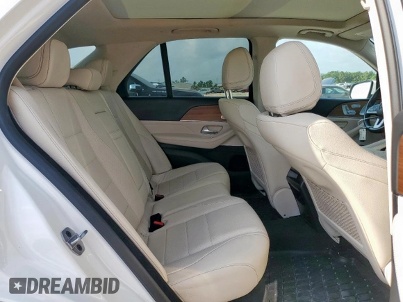 2022 Mercedes-Benz GLE 350 with VIN 4JGFB4JB2NA614931, listed as a Copart auction lot 57523185 with 51,340 mi miles and Salvage title. Bid and sale history available at DreamBid. Image 11.