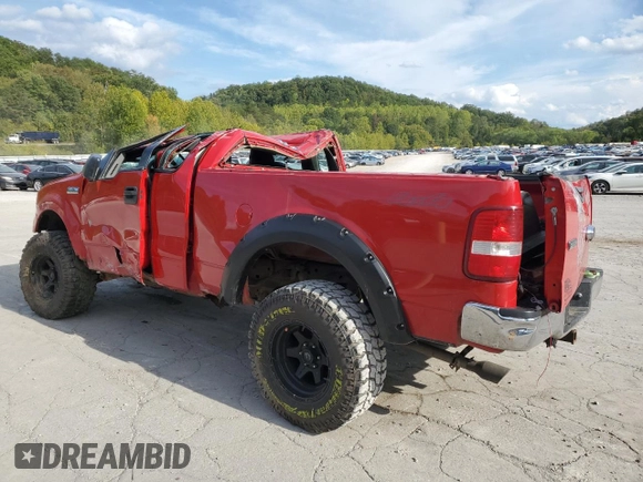 2004 Ford F-150 XL with VIN 1FTRF14504NC70758, listed as a Copart auction lot 72638024 with Not Provided miles and Salvage Title. Bid and sale history available at DreamBid. Image 2.