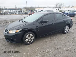 2014 Honda Civic Sedan LX with VIN 19XFB2F56EE233009, listed as a IAAI auction lot 41973133 with 119,402 mi miles. Bid and sale history available at carsss.com. Image 2.