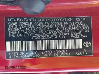 2010 Toyota Prius II with VIN JTDKN3DU0A0141600, listed as a IAAI auction lot 41968163 with 163,105 mi miles and . Bid and sale history available at DreamBid. Image 9.