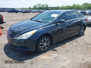 2012 Hyundai Sonata GLS with VIN 5NPEB4AC8CH309903, listed as a IAAI auction lot 42135224 with 182,416 mi miles. Bid and sale history available at carsss.com. Image 2.