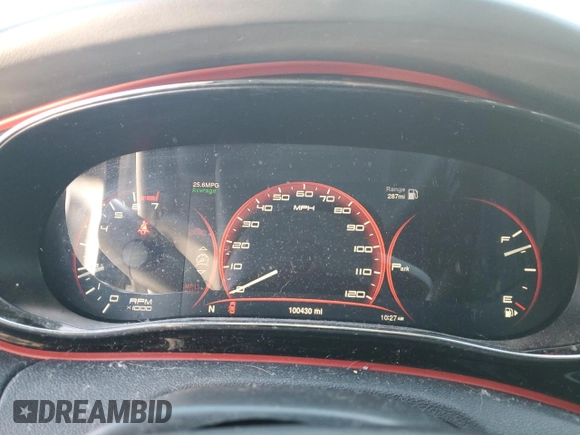 2016 Dodge Dart GT with VIN 1C3CDFEB2GD584973, listed as a Copart auction lot 88126425 with 100,430 mi miles and Salvage Title. Bid and sale history available at DreamBid. Image 9.