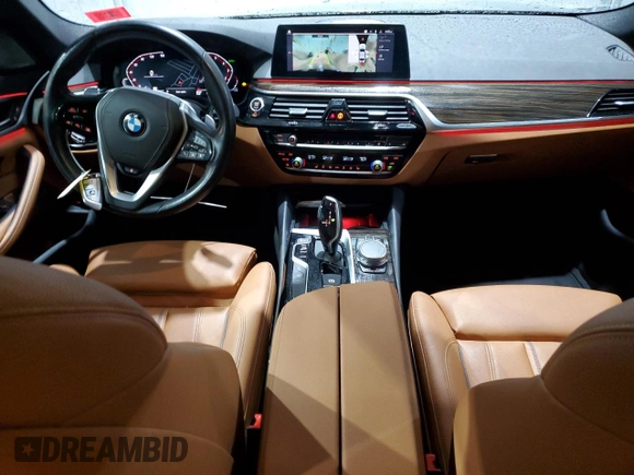 2020 BMW 5 Series 540i xDrive with VIN WBAJS3C07LCE60173, listed as a Copart auction lot 82776954 with Not provided miles and Salvage title. Bid and sale history available at DreamBid. Image 8.