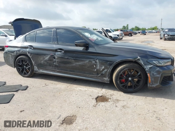 2021 BMW 5 Series 540i with VIN WBA53BJ03MCG98664, listed as a IAAI auction lot 42488708 with 64,101 mi miles and . Bid and sale history available at DreamBid. Image 6.