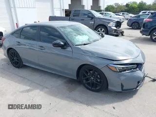 2025 Honda Civic Sport with VIN 2HGFE2F57SH571849, listed as a IAAI auction lot 41902538 with 869 mi miles and . Bid and sale history available at DreamBid. Image 1.