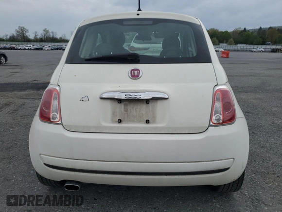 2015 FIAT 500 Pop with VIN 3C3CFFAR5FT696219, listed as a Copart auction lot 54511235 with 73,385 mi miles and Salvage Title. Bid and sale history available at carsss.com. Image 6.